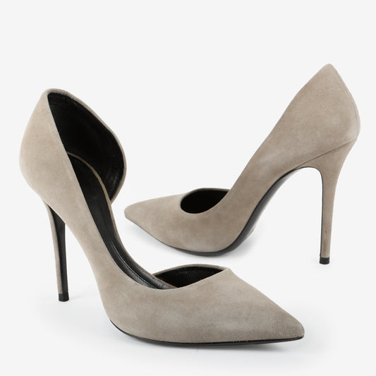 D'Orsay Pump, Grey