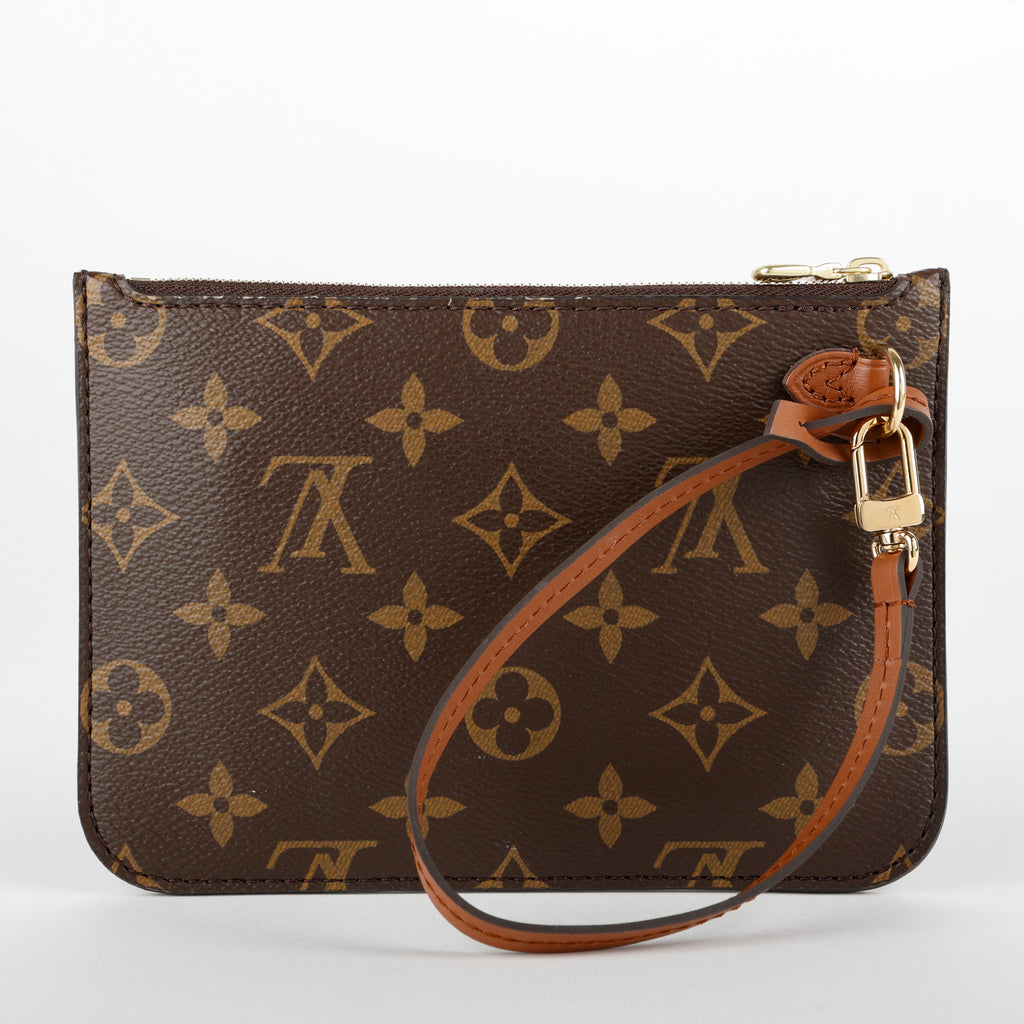 Pochette Wristlet PM, Monogram Brown