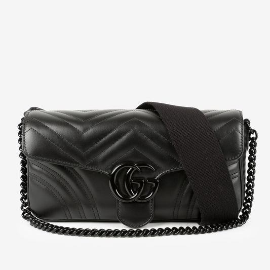 Small GG Marmont, So Black