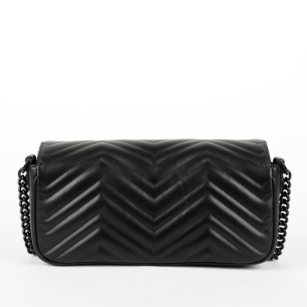 Small GG Marmont, So Black