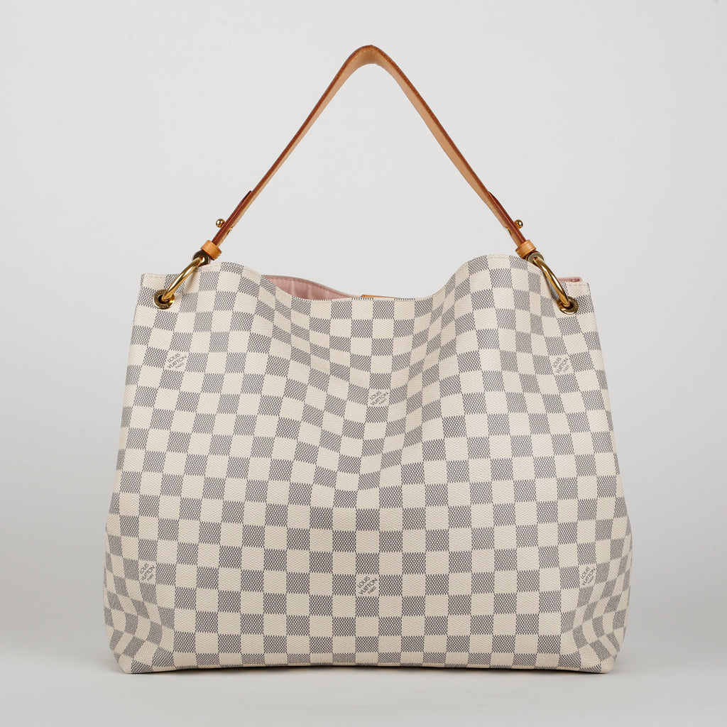 Graceful MM, Damier Azur Rose Ballerine