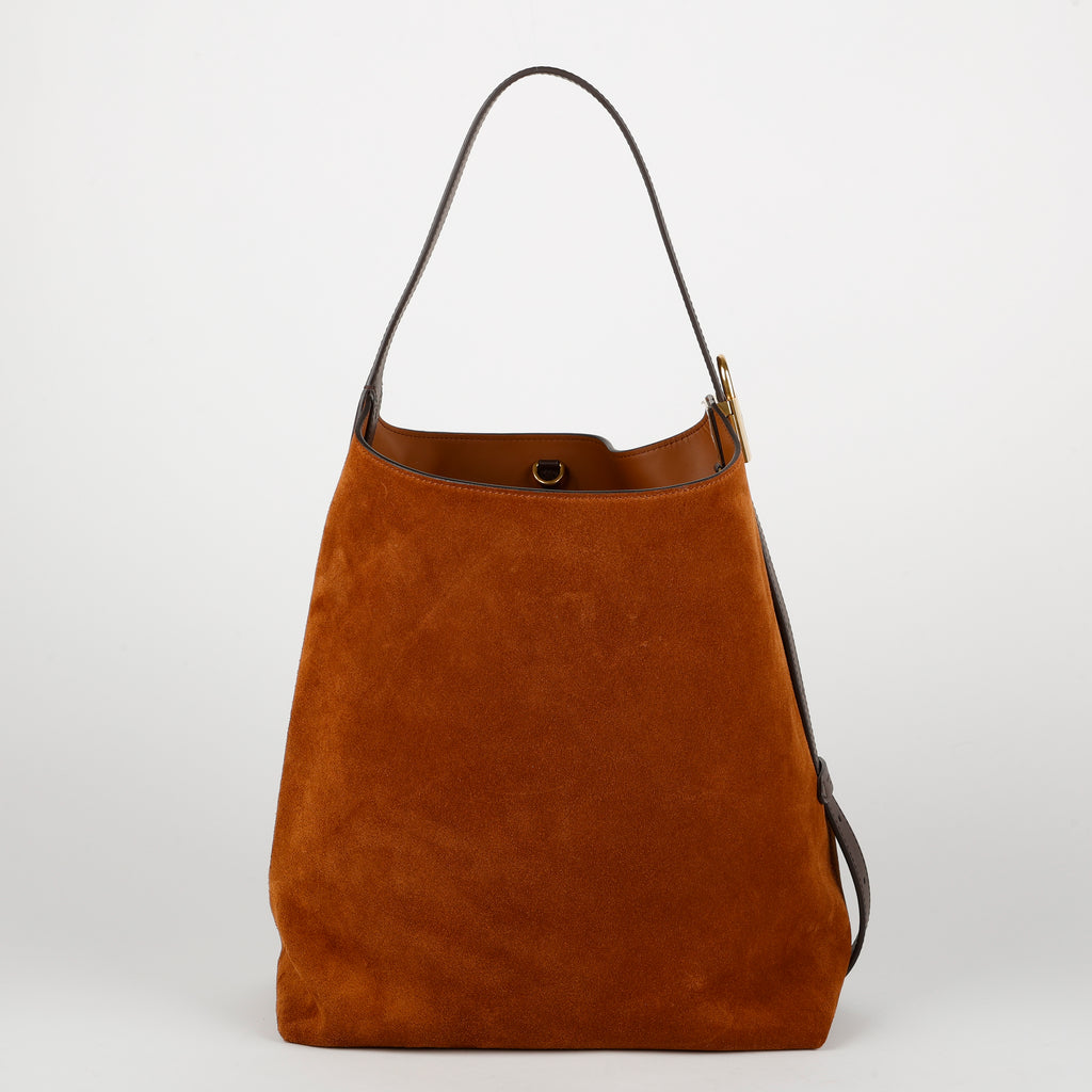 Lowkey Suede Hobo MM, Brown