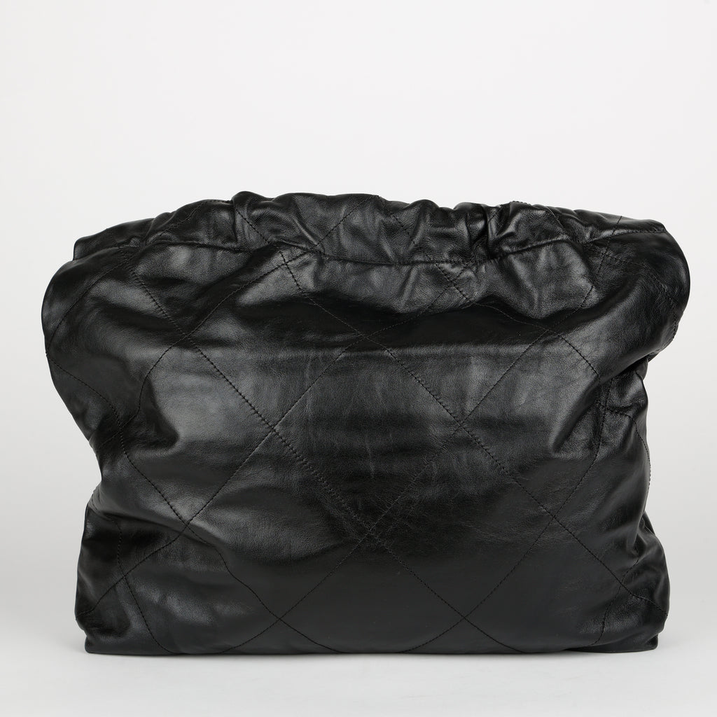 Medium 22, So Black Lambskin 11798