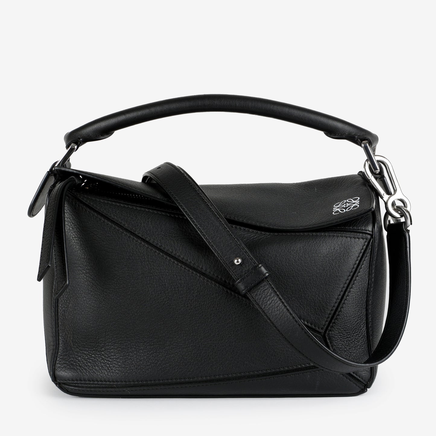 Small Puzzle, Black Calfskin 11809