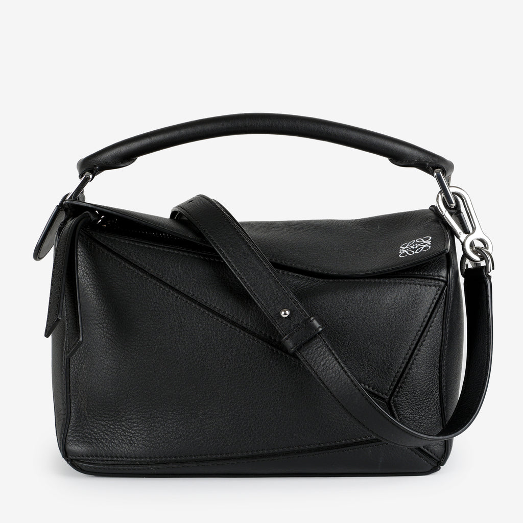 Small Puzzle, Black Calfskin 11809