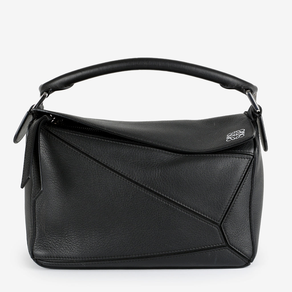 Small Puzzle, Black Calfskin 11809