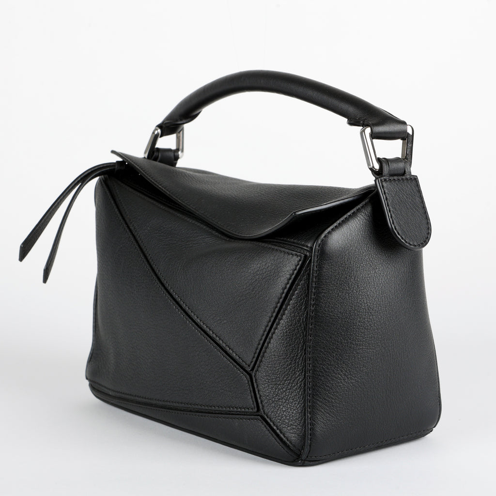Small Puzzle, Black Calfskin 11809