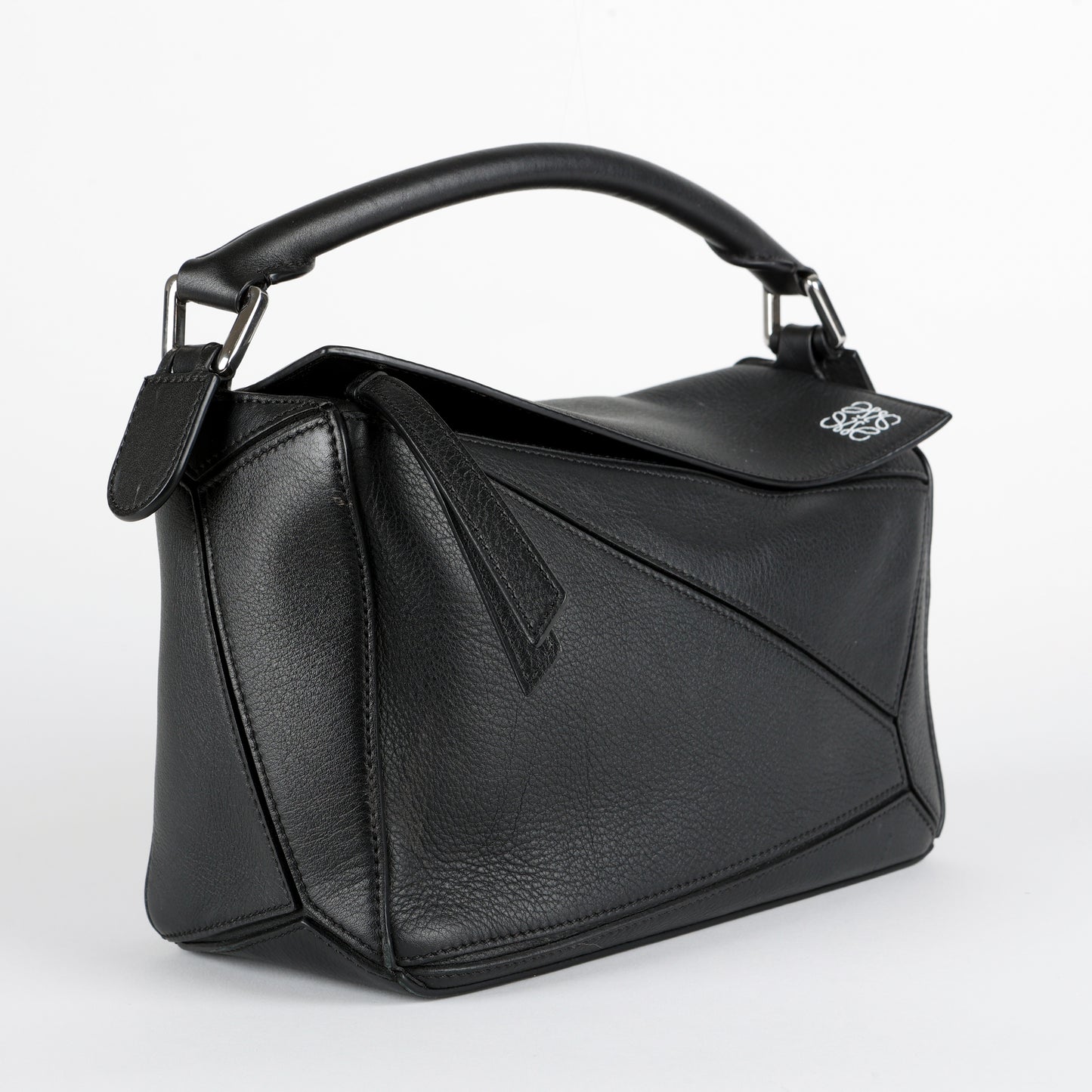 Small Puzzle, Black Calfskin 11809