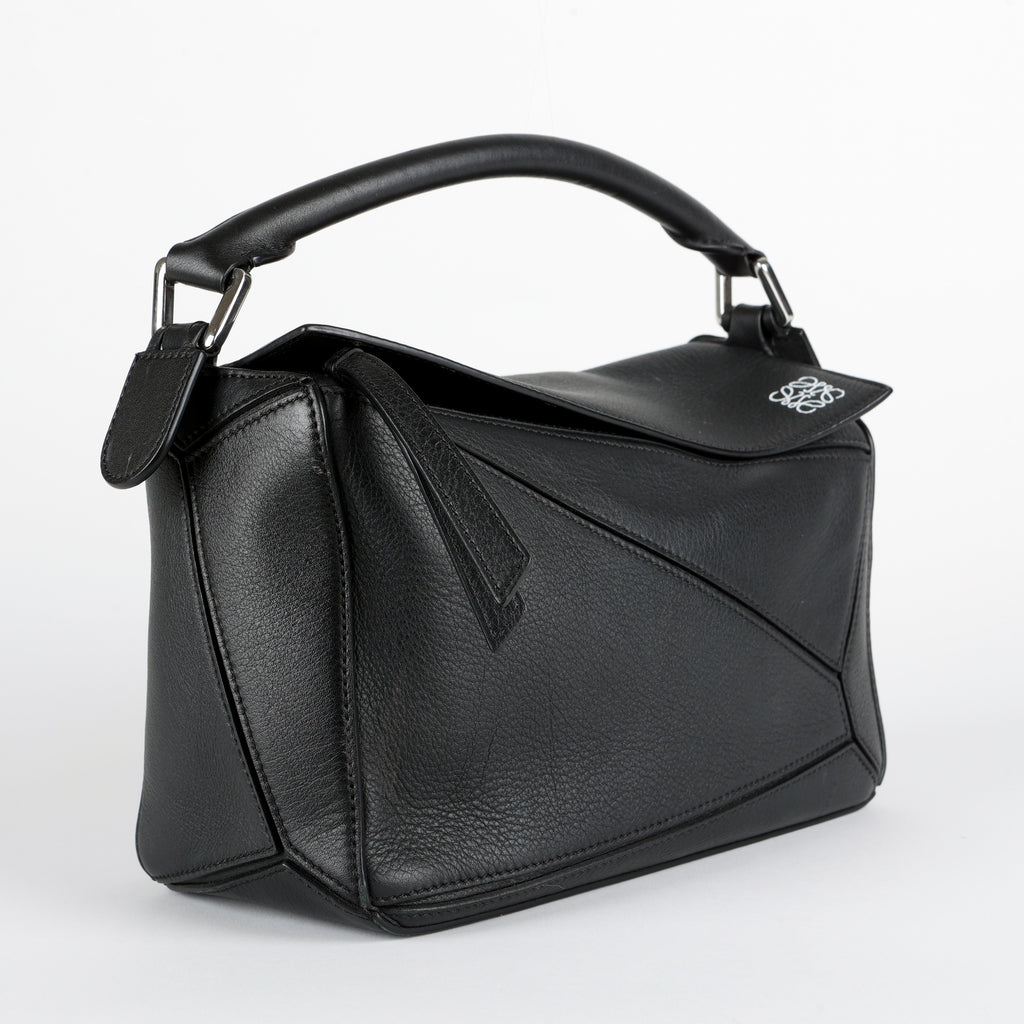 Small Puzzle, Black Calfskin 11809