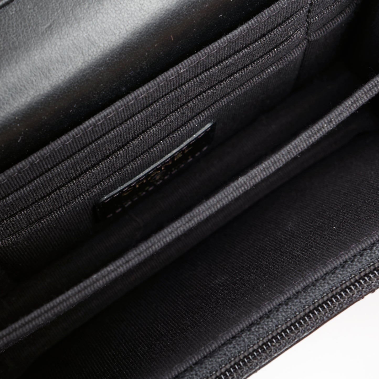 Mini Pearl Wallet On Chain, Black 11890