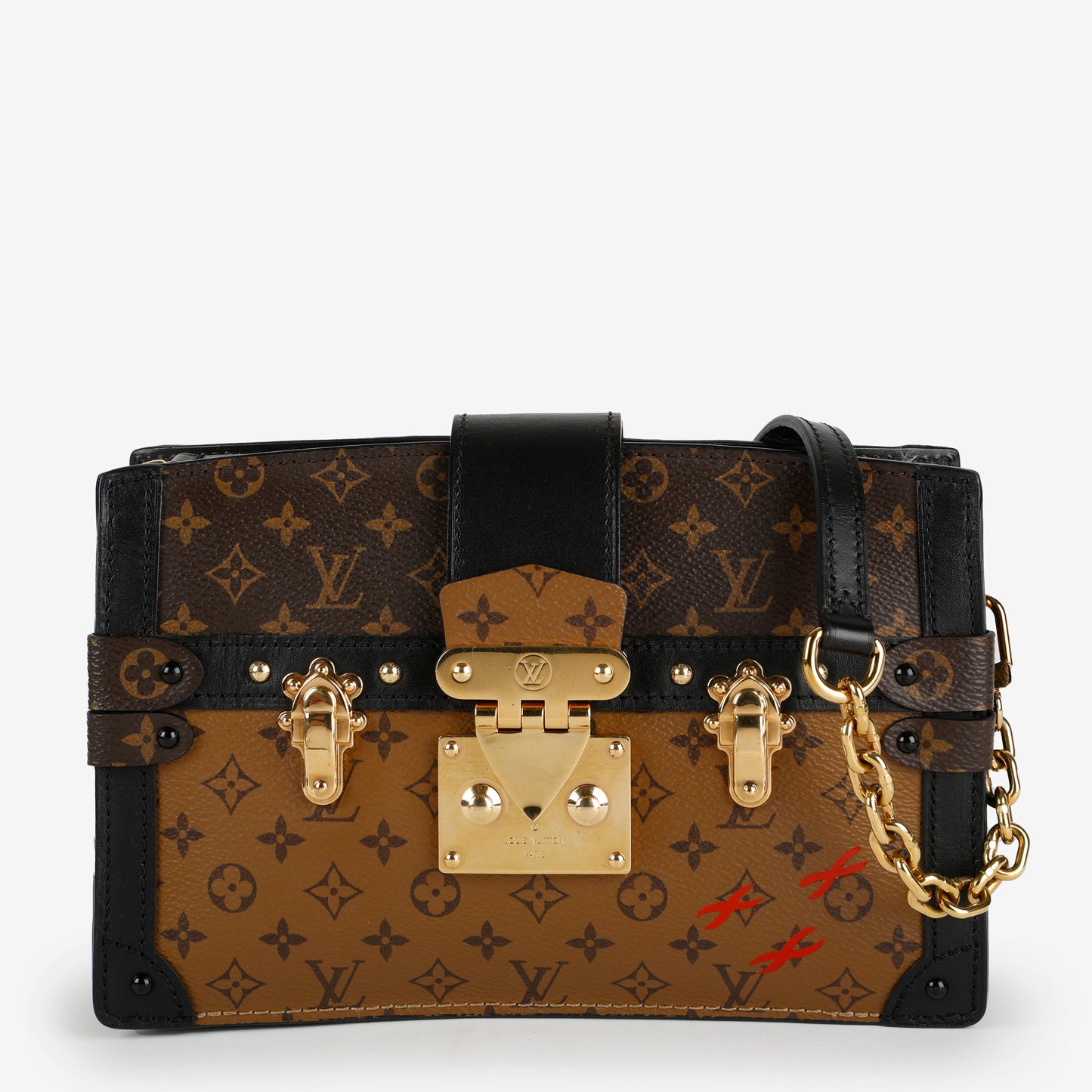 Trunk Clutch, Reverse Monogram