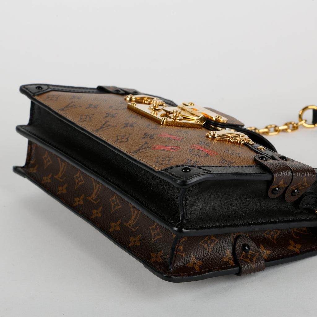 Trunk Clutch, Reverse Monogram