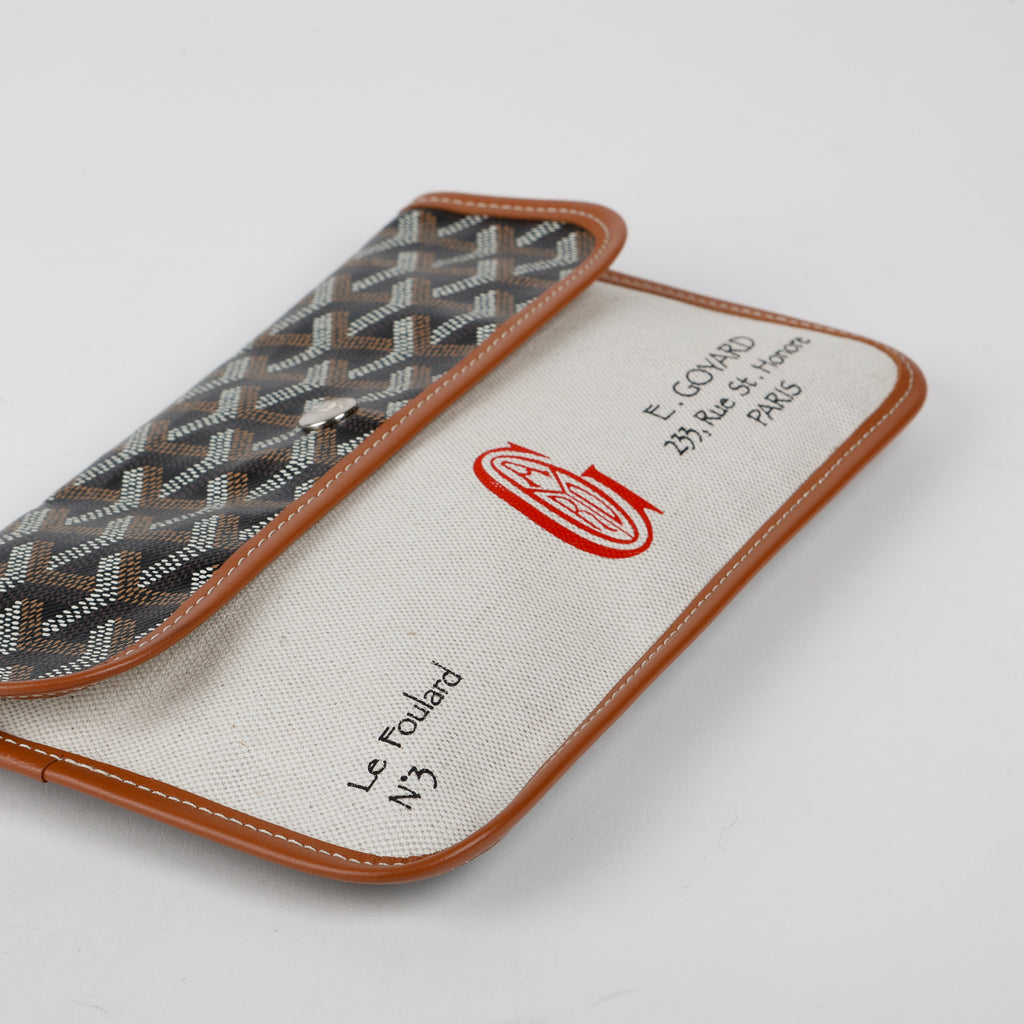 Monogram Canvas Pouch Black Brown