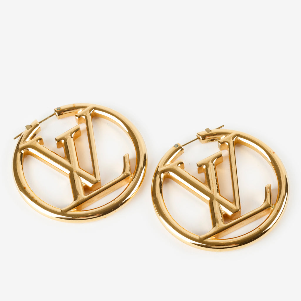 Louise Large Earrings Gold
