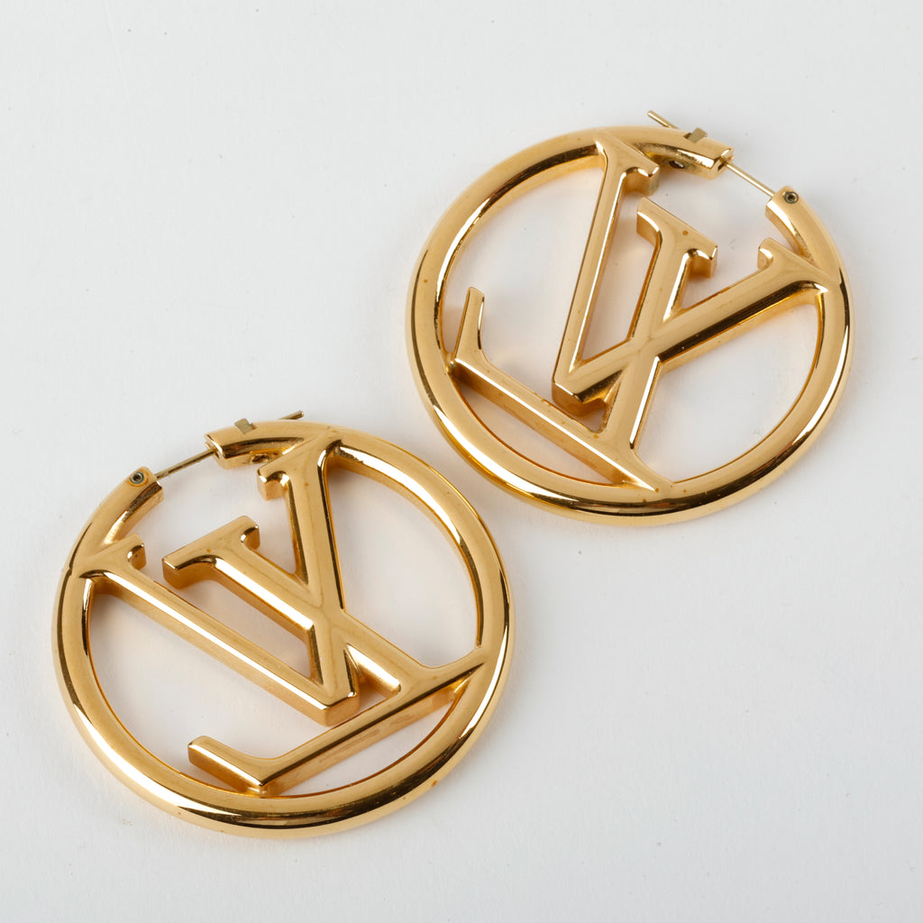 Louise Large Earrings Gold