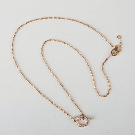 Finesse Pendant Necklace Rose Gold