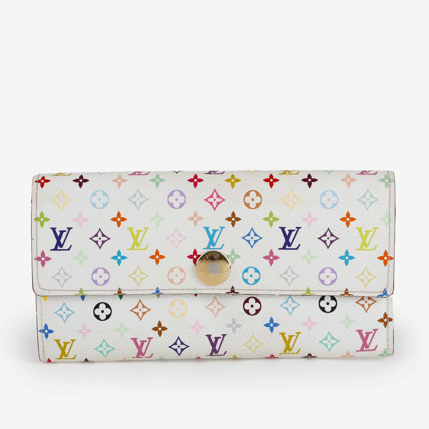 Sarah Wallet, White Multicolor