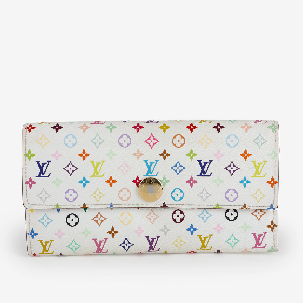 Sarah Wallet, White Multicolor