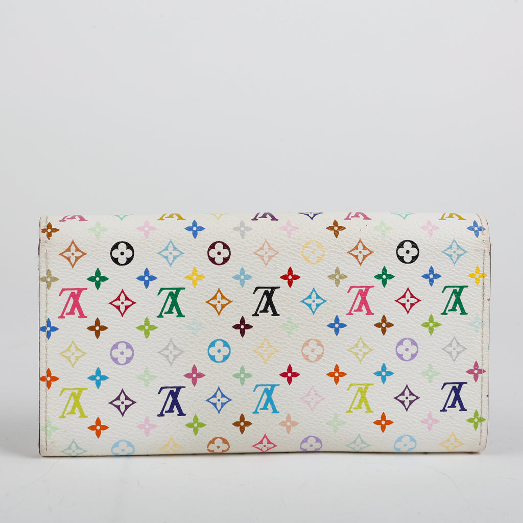 Sarah Wallet, White Multicolor