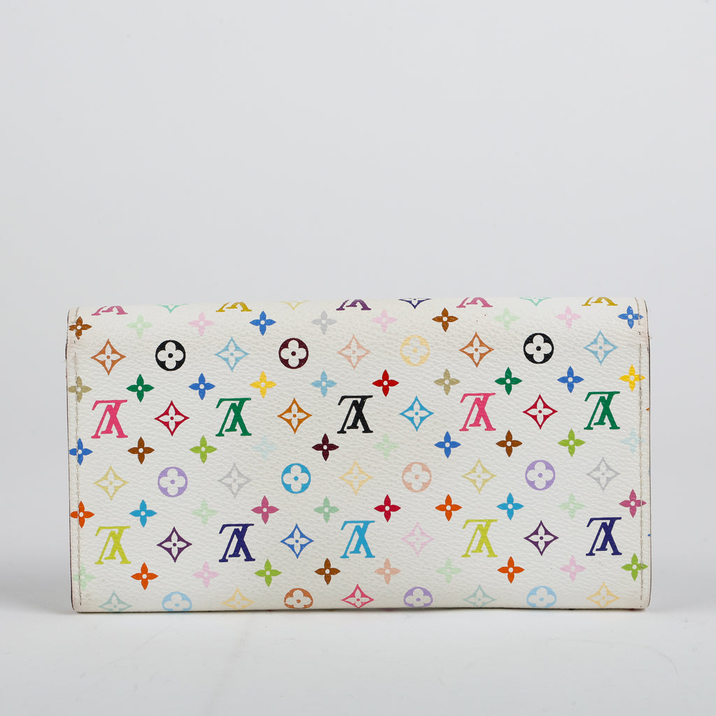 Sarah Wallet, White Multicolor