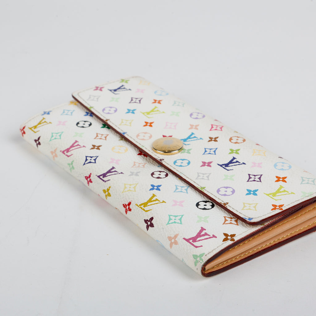 Sarah Wallet, White Multicolor