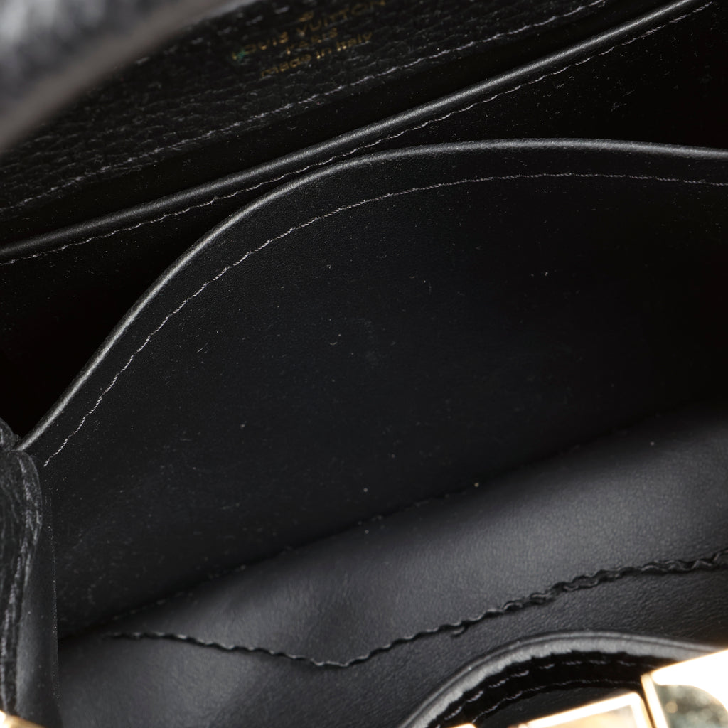 Mini Capucines, Black GHW