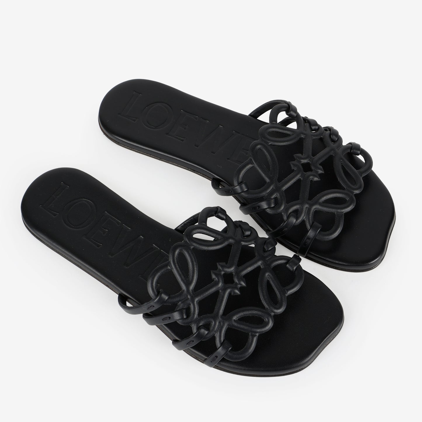 Petal Anagram Slides, Black