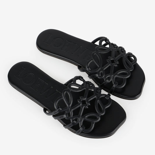 Petal Anagram Slides, Black