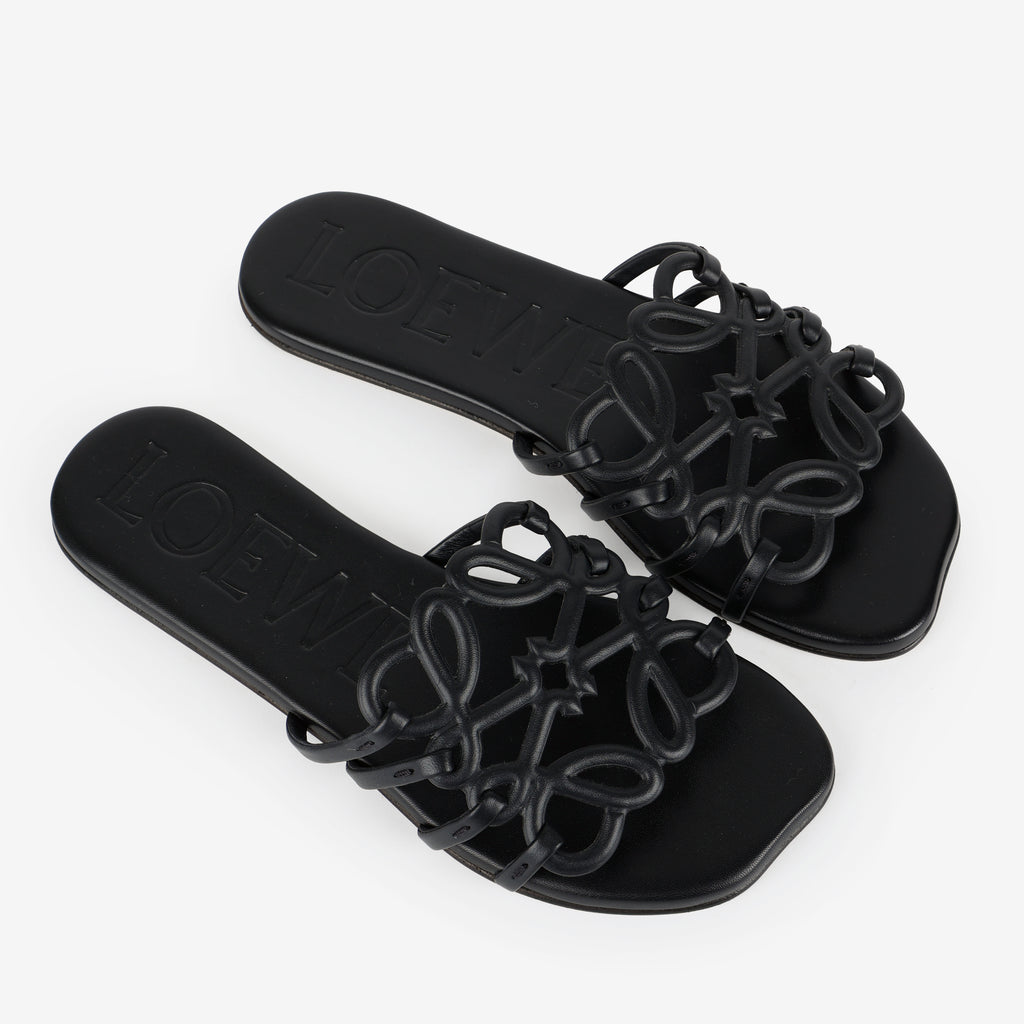 Petal Anagram Slides, Black