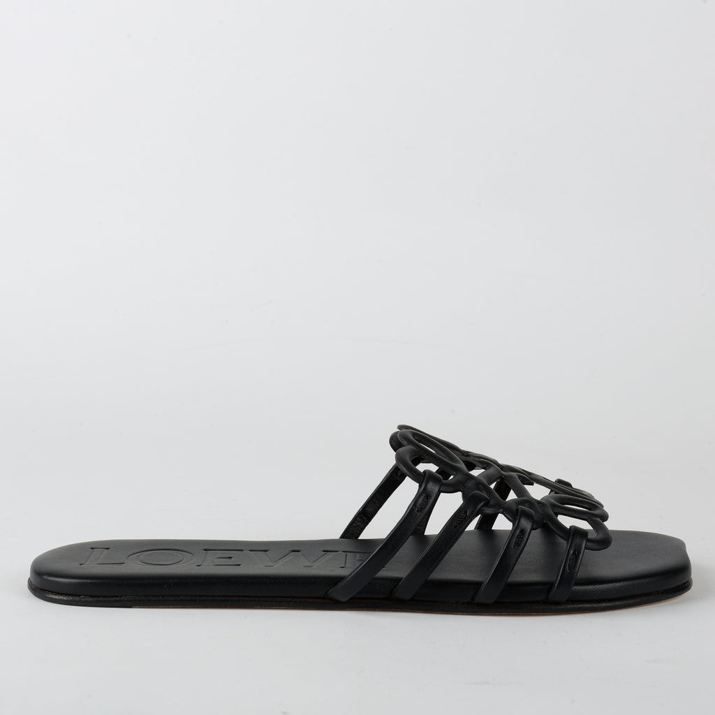 Petal Anagram Slides, Black