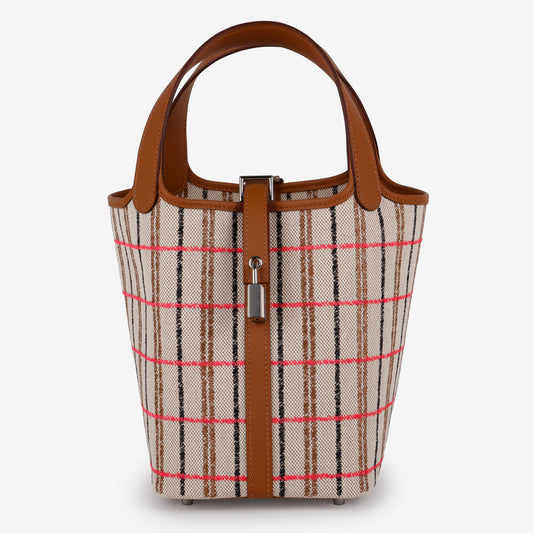 Picotin Lock 18, Broderie Couverture Carre