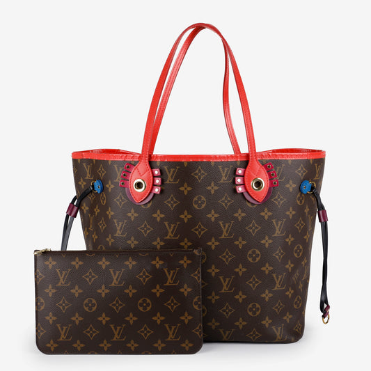 Neverfull MM, Monogram Flamingo