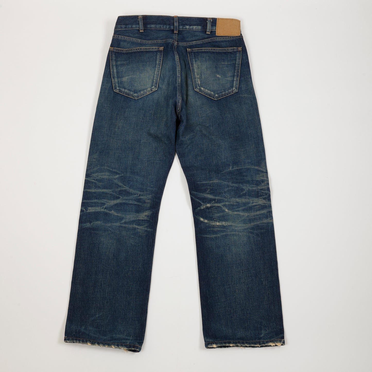 Kurt Rigid Denim Jeans, Blue Marble (Size 30)