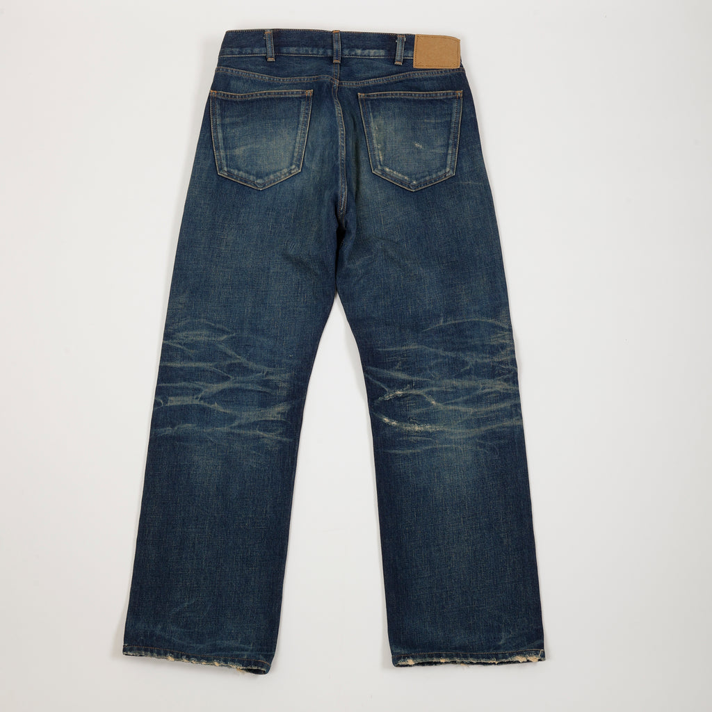 Kurt Rigid Denim Jeans, Blue Marble (Size 30)