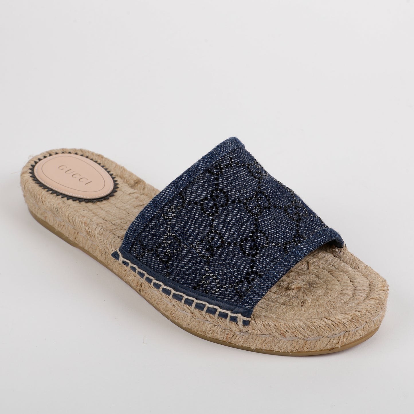 Pilar Denim Espadrille Sandals (38)