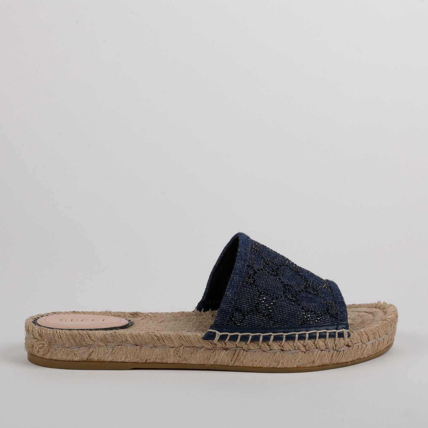Pilar Denim Espadrille Sandals (38)