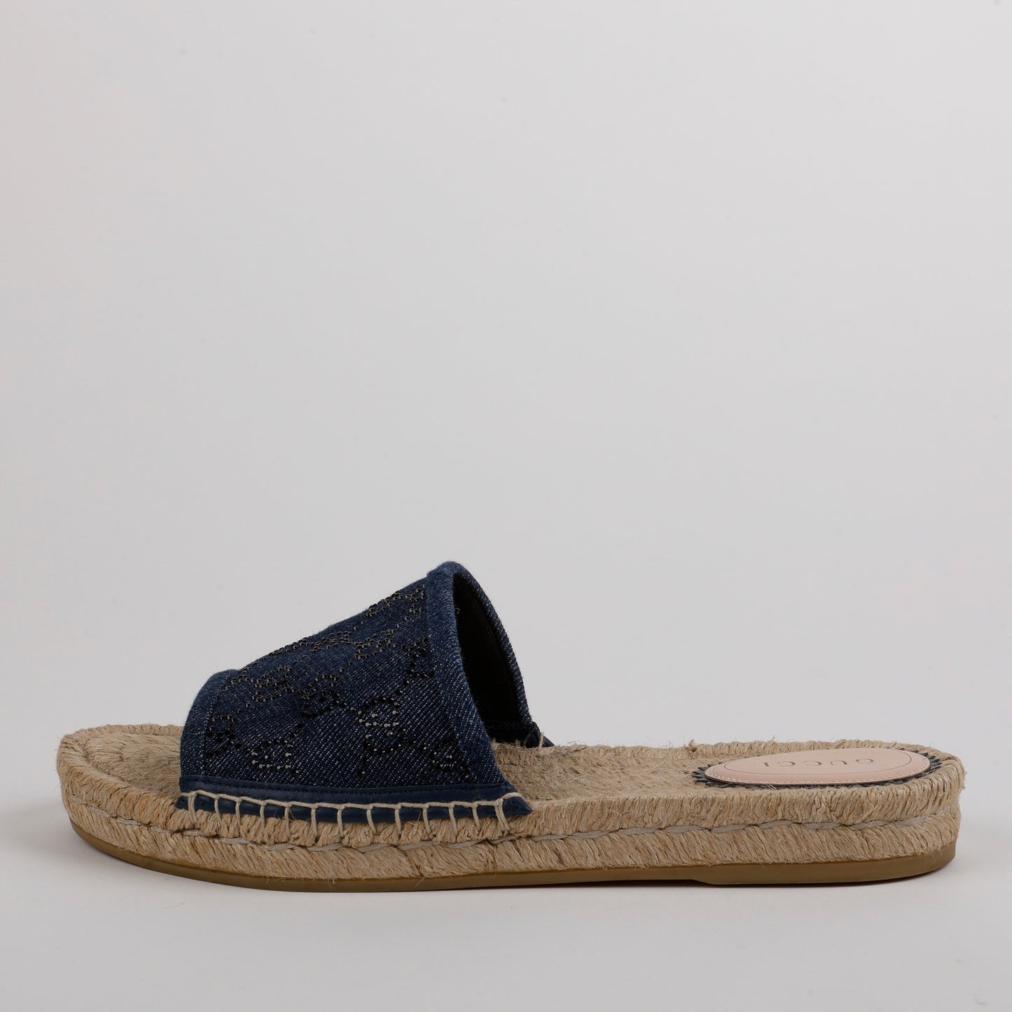 Pilar Denim Espadrille Sandals (38)