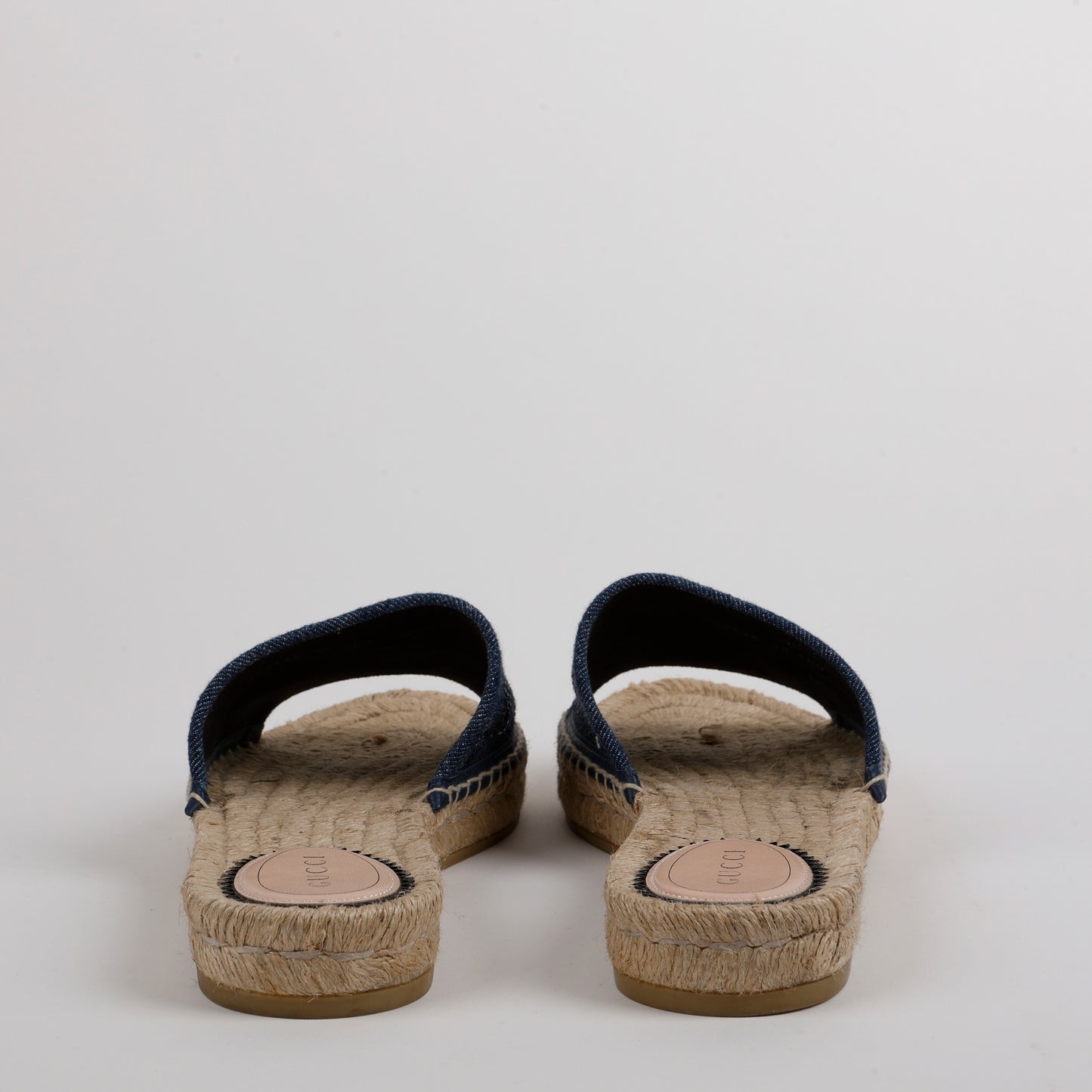 Pilar Denim Espadrille Sandals (38)