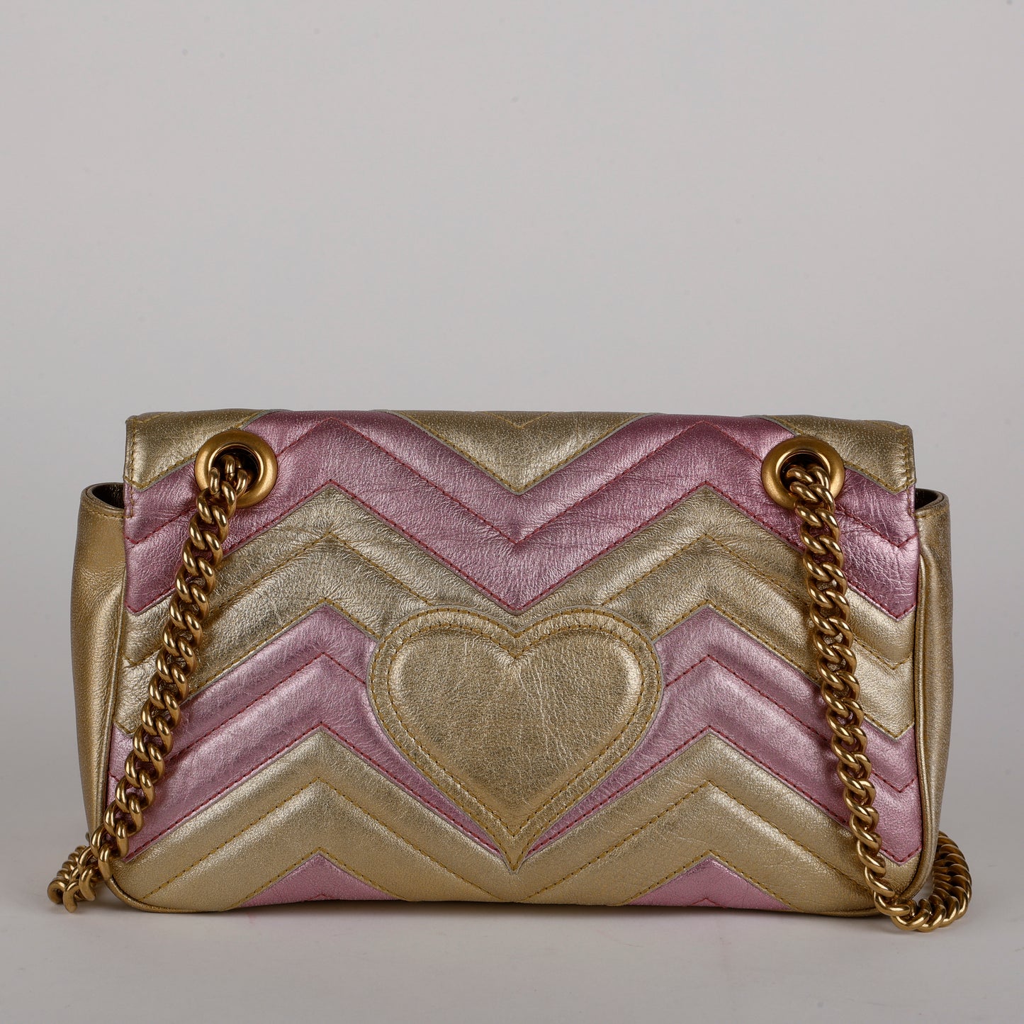 Small Marmont Bag, Purple Gold