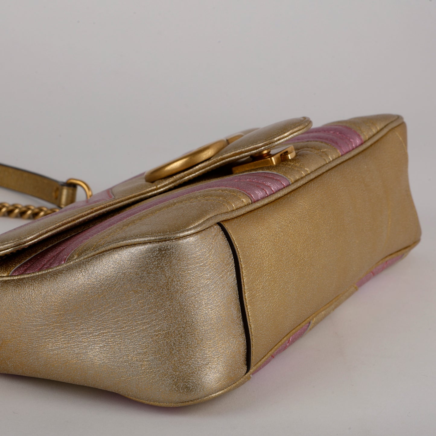 Small Marmont Bag, Purple Gold
