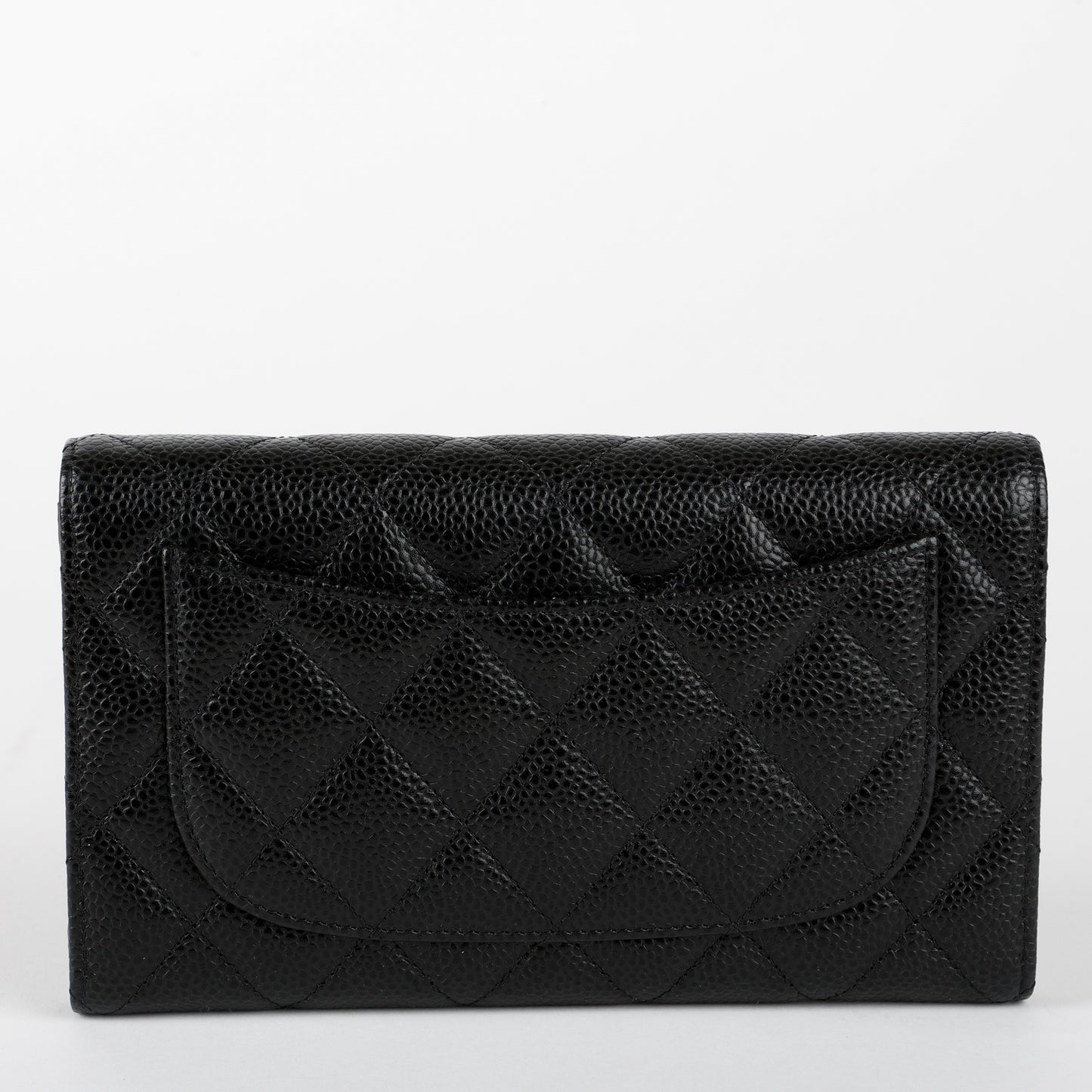 Trifold Wallet Caviar, Black 12364