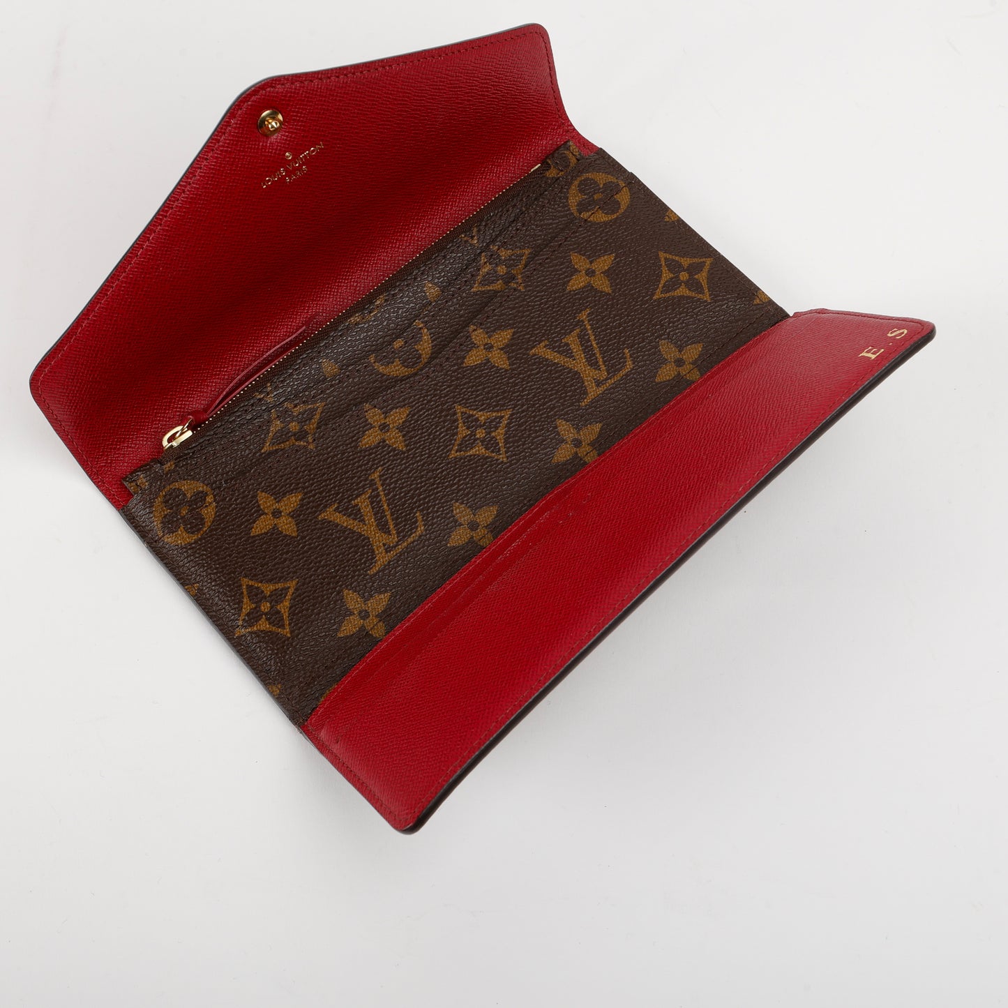 Josephine Wallet, Monogram Fuschia