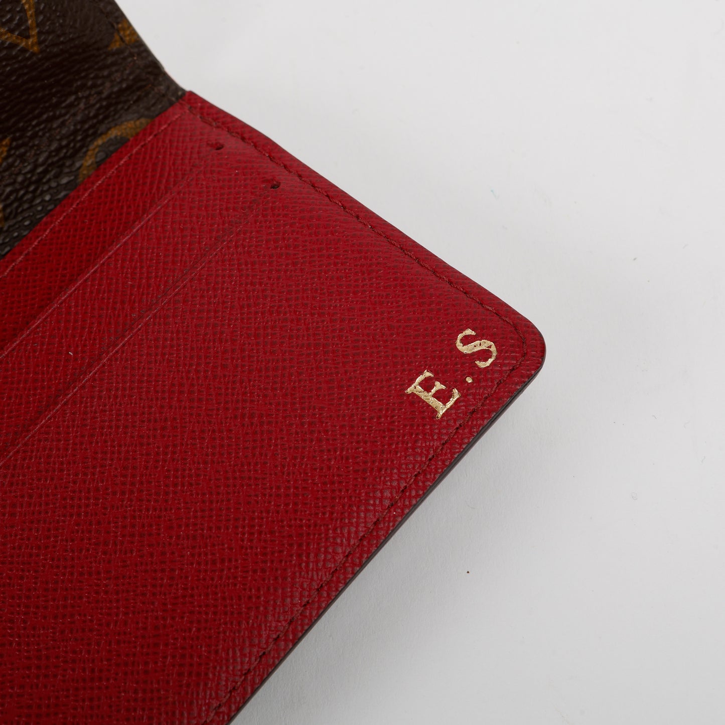 Josephine Wallet, Monogram Fuschia