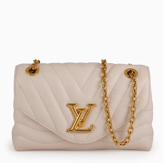 New Wave Chain Bag, Cream 12341