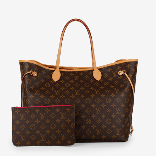 Neverfull GM, Monogram Fuchsia (Wristlet) 12333