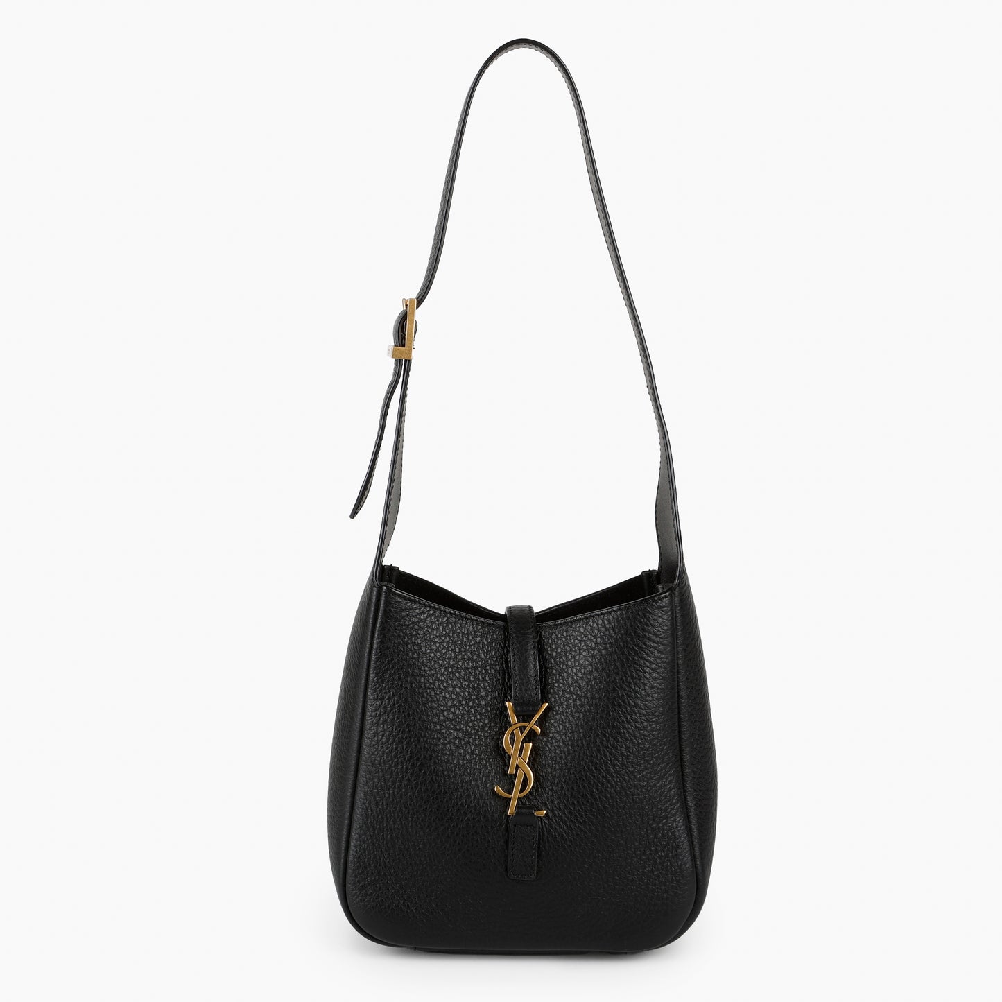 Baby Le 5 A 7, Black Grained Leather