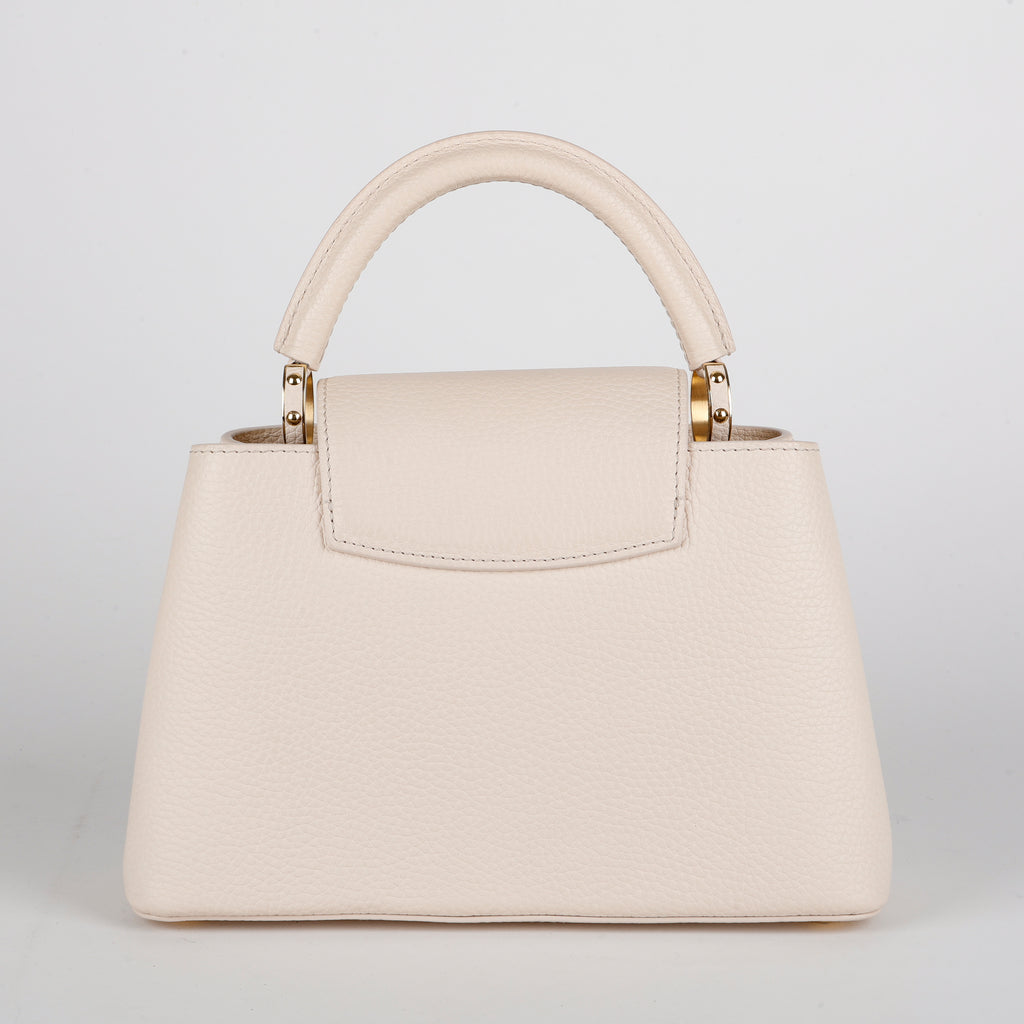 Capucines PM, Iridescent Cream Calfskin