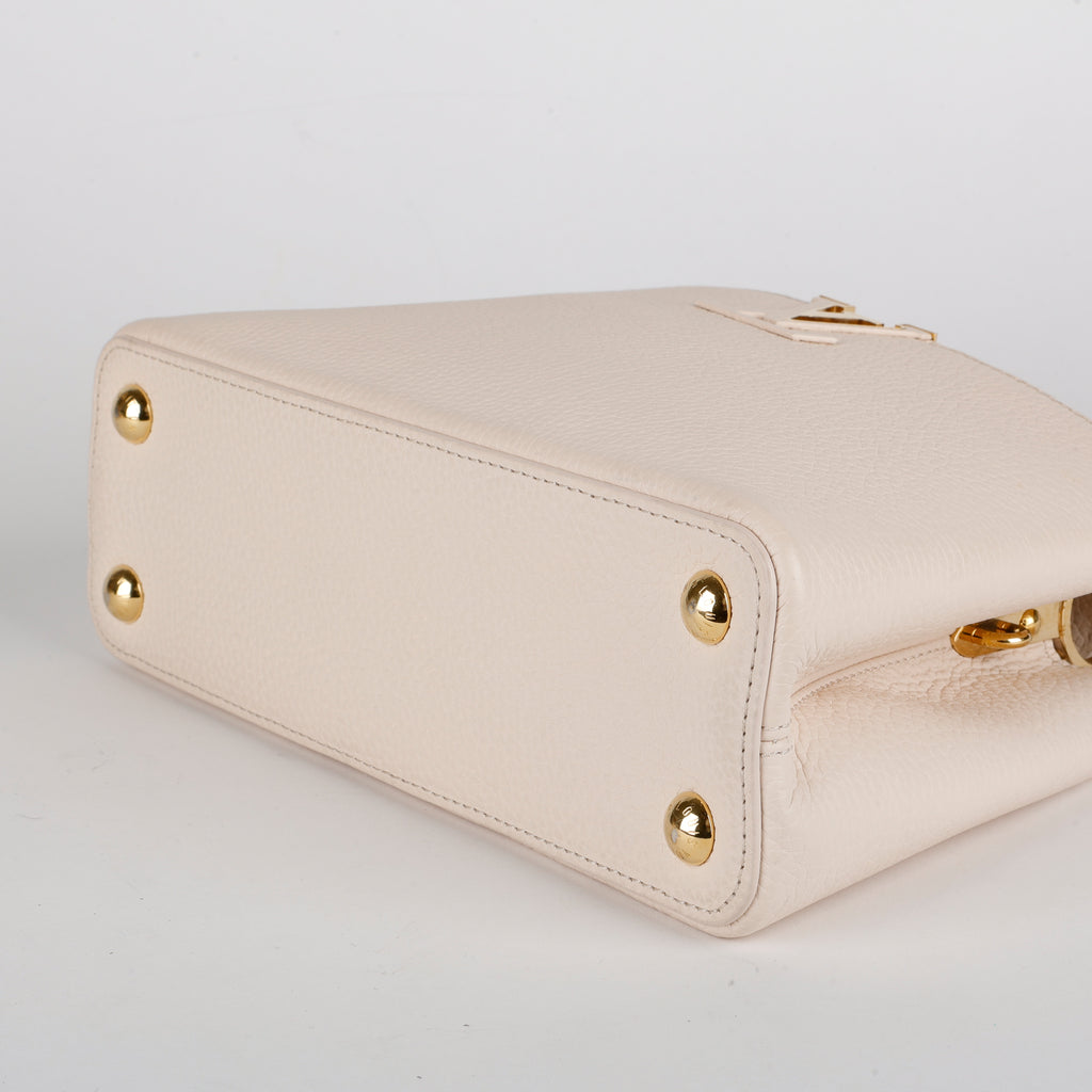 Capucines PM, Iridescent Cream Calfskin
