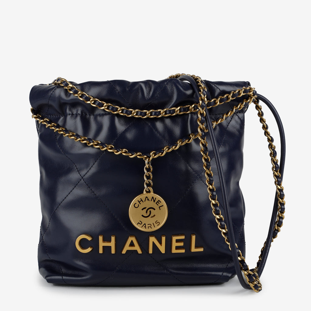 Mini 22 Navy Lambskin