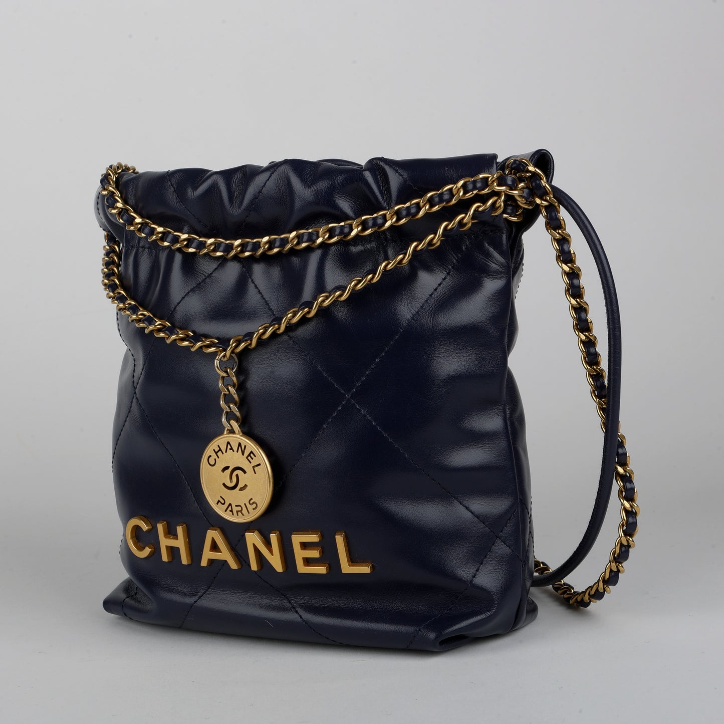 Mini 22 Navy Lambskin